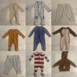 BABY BOY SIZE 0-3 MONTHS (0-3M) CLOTHING LOT 27 PIECES TOTAL